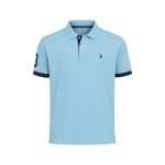 U.S. Polo Assn. Polo sportowe US16927 (100% bawełna) jasnoniebieskie męskie