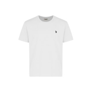U.S. Polo Assn. T-shirt casual US16821 (bawełna) biały męski
