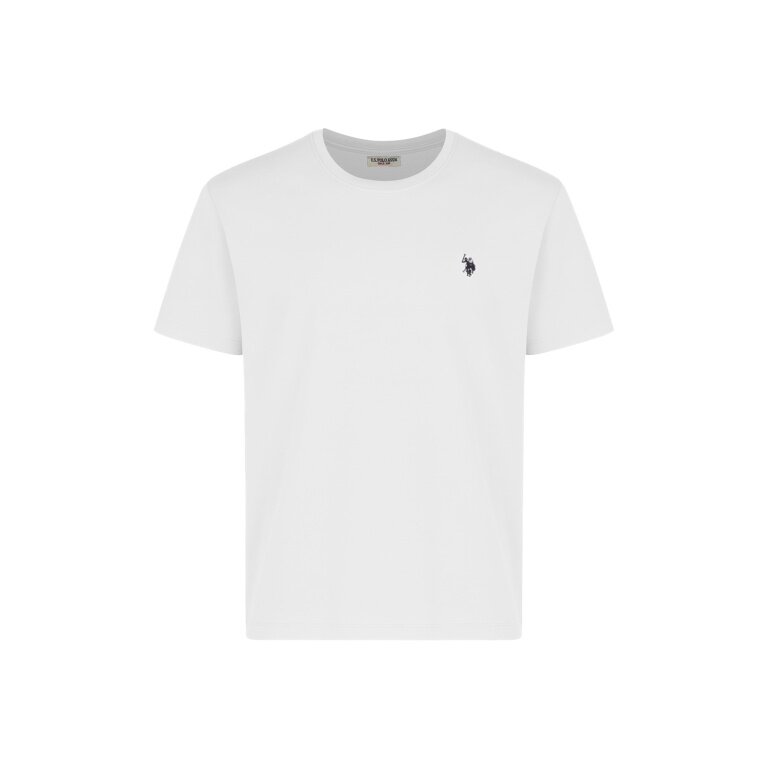 U.S. Polo Assn. T-shirt casual US16821 (bawełna) biały męski