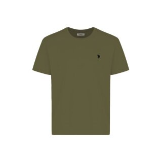U.S. Polo Assn. T-shirt casual US16821 (bawełna) oliwkowy męski
