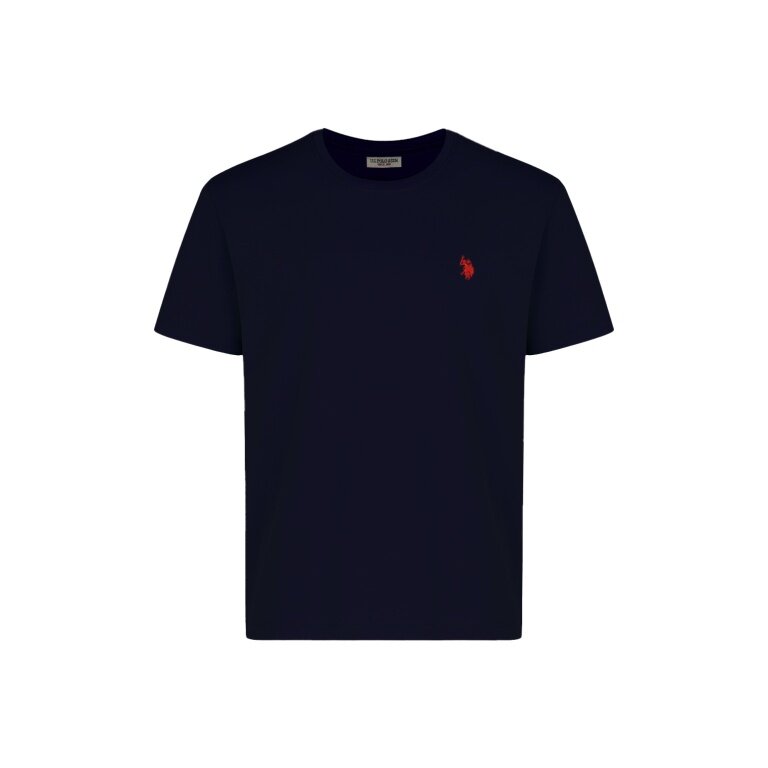U.S. Polo Assn. T-shirt casual US16821 (bawełna) granatowy męski