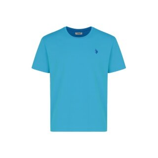U.S. Polo Assn. T-shirt casual US16821 (bawełna) oceanblue męski