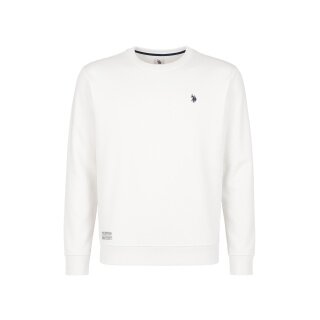 U.S. Polo Assn. Bluza US16956 (100% bawełna) biała męska