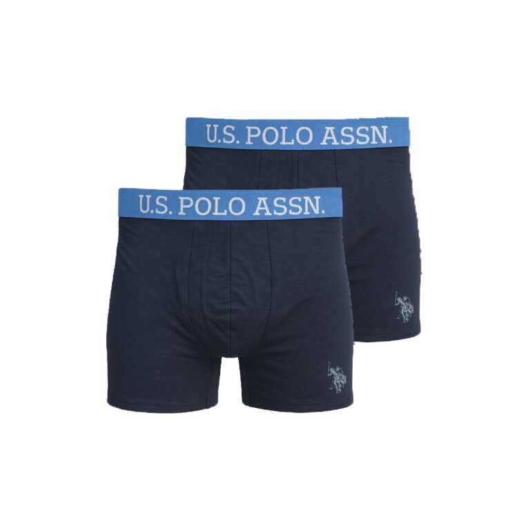 U.S. Polo Assn. Boksershorts US16133 (Bawełna) granatowy męski - 2 sztuki
