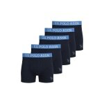 U.S. Polo Assn. Boksershorts US16133 (bawełna) czarne męskie - 5 sztuk