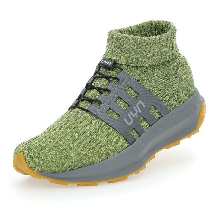 UYN Sneaker-Buty biegowe Uynner Hero (wełna merino, bezszwowe, wodoodporne) zielone męskie