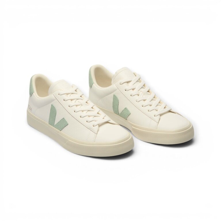 Veja Sneaker Campo (skóra) biały/mintowy