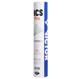 Victor piłki do badmintona NCS Carbonsonic Pro białe, opakowanie 12 sztuk