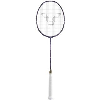 Victor rakieta do badmintona Auraspeed Fantome J (87g, lekko głowicowa, sztywna) fioletowo-niebieska - niestrunowana -