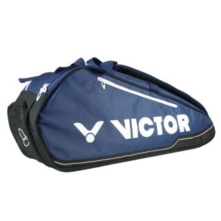 Torba tenisowa Victor Racketbag Doublethermobag 9115B (torba na rakiety, 2 główne komory, komora na buty) 2025 granatowa/czarna