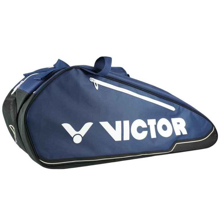 Torba tenisowa Victor Racketbag Multithermobag 9035B (torba na rakiety, 3 główne komory, komora na buty) 2025 granatowo-niebieska/czarna