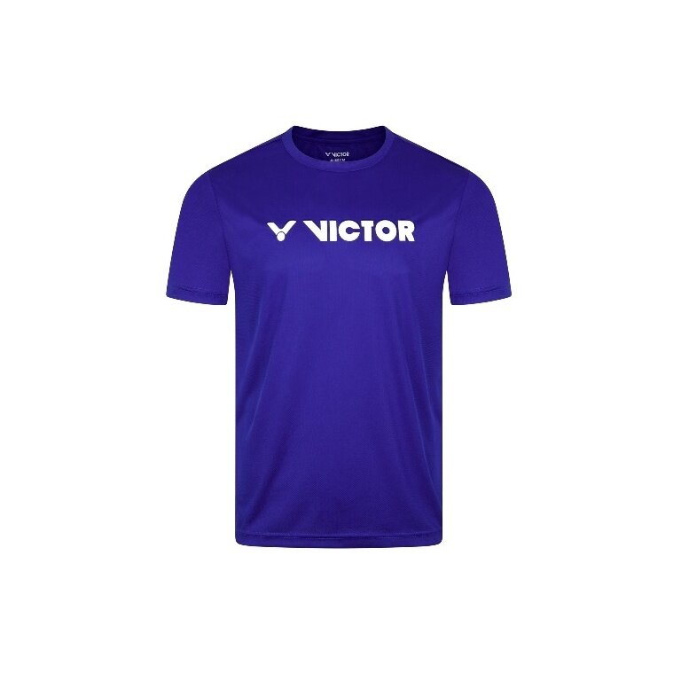 Victor Sportowa koszulka T-43104 B (100% poliester) niebieska dla chłopców