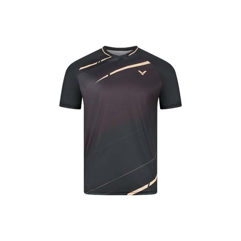 Koszulka sportowa Victor T-63102 C (100% poliester) czarna męska