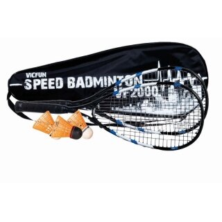 Victor VICFUN Speed-Badminton VF-2000 (2x rakiety, 3x piłki, 1x torba)