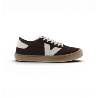 buty biegowe Victoria Barfussschuhe Sneaker Olmo (skóra zamszowa, elastyczna podeszwa, szeroka przestrzeń na palce) - ciemnobrązowe