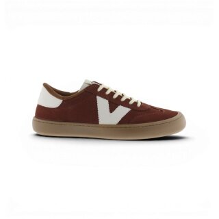 buty do biegania Victoria Barfussschuhe Sneaker Olmo (skóra zamszowa, elastyczna podeszwa, szeroka przestrzeń na palce) - brązowe
