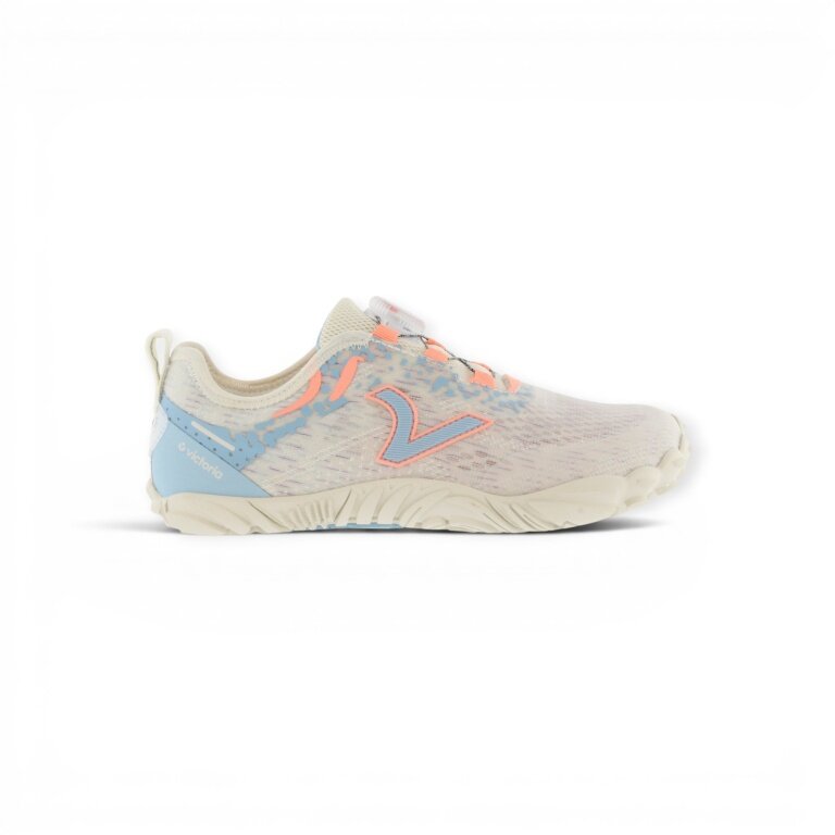 buty Barfussschuhe Terratech Mesh (system sznurowania BOA, szeroki krój, elastyczna podeszwa) beżowo-niebieskie damskie