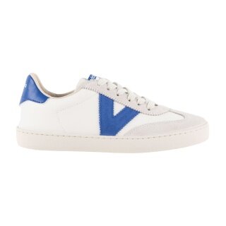 Victoria Sneakers Berlin Ciclista (skóra syntetyczna/ zamsz) - biały/królewski niebieski