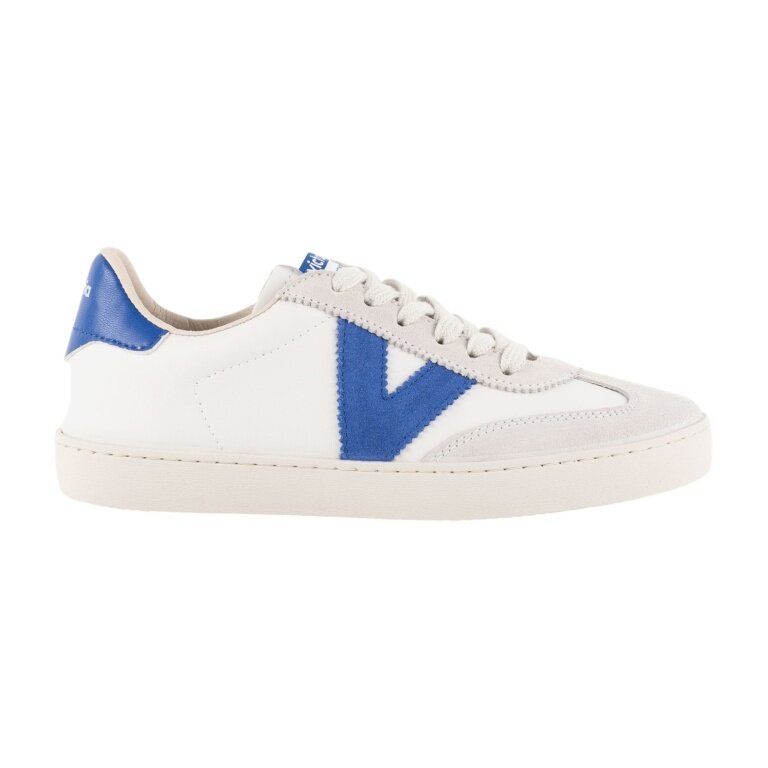 Victoria Sneakers Berlin Ciclista (skóra syntetyczna/ zamsz) - biały/królewski niebieski