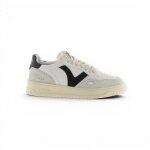 Sneakersy Victoria Seul Animal (efekt skóry/ zamsz) - biało-szare damskie