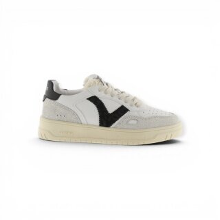 Sneakersy Victoria Seul Animal (efekt skóry/ zamsz) - biało-szare damskie