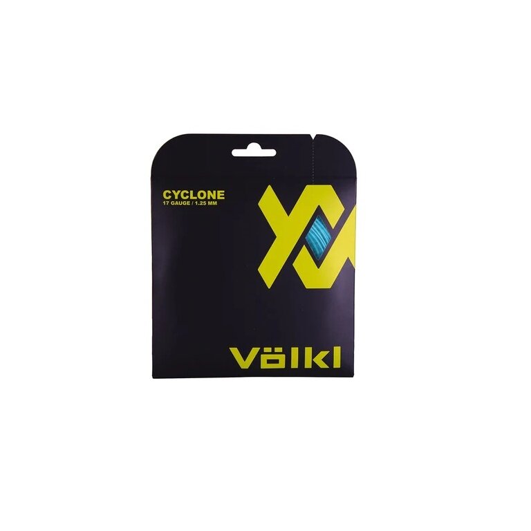 Völkl Sznur tenisowy Cyclone (Trwałość+Spin) neon niebieski 12m zestaw