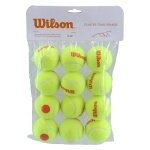 Wilson Piłki Metodyczne Etap 2 Piłka Startowa żółto/pomarańczowa 12 sztuk w torbie