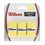Wilson Overgrip Pro 0.6mm (Komfort/gładki/lekko przyczepny) żółty 3 szt.