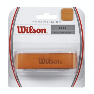 Wilson Basisband Skórzana Rączka 1.6mm (gładka/bezpośrednie uczucie chwytu) brązowa - 1 sztuka