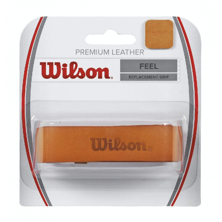 Wilson Basisband Skórzana Rączka 1.6mm (gładka/bezpośrednie uczucie chwytu) brązowa - 1 sztuka