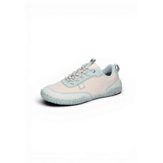 Buty biegowe Waldläufer Barfussschuhe H-Britt Nubuk Embo (anatomiczna skrzynka na palce, elastyczna podeszwa) jasnoszare/niebieskie damskie