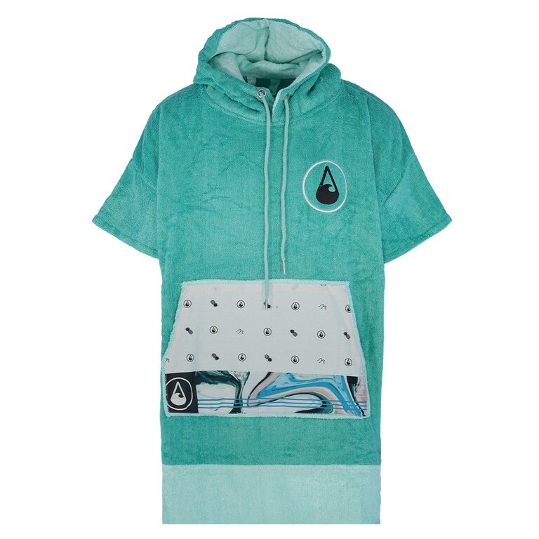 Wave Hawaii Poncho Różowy Liz (Bawełna/Wiskoza) 145-175 cm miętowy Damski