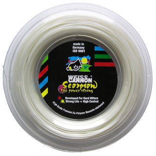 WeissCannon Sznur tenisowy Scorpion (trwałość) biały 200m rolka