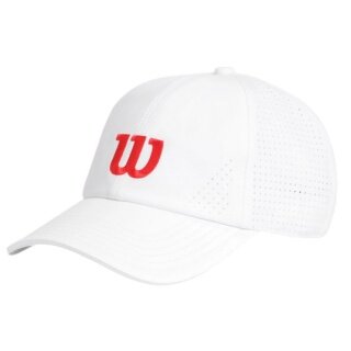 Czapka Wilson Basecap Active Perforated Classic (czapka tenisowa) biała - 1 sztuka