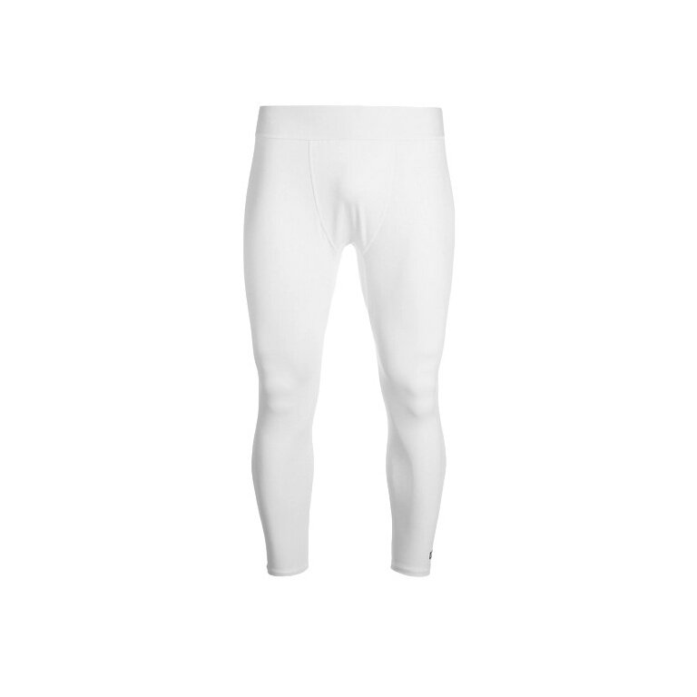 Wilson Spodnie sportowe Fundamentals Compression Tight 3/4 białe męskie