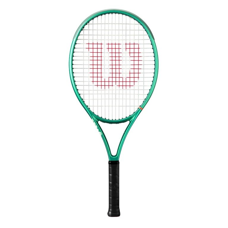 Wilson dziecięca rakieta tenisowa Blade V10 25in (9-12 lat) zielona - naciągnięta -