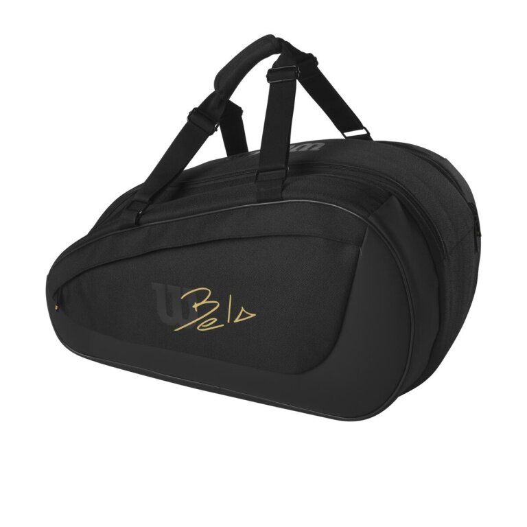 Torba na rakiety Wilson Racketbag Bela Super Tour Padel (torba na rakiety, 2 główne komory) czarna