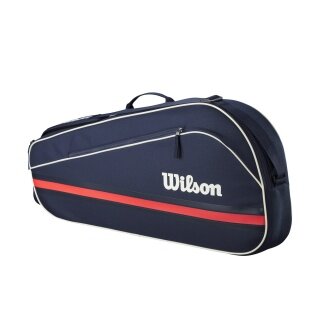 Torba na rakiety Wilson Racketbag Team Bag 2025 (torba na sprzęt, 1 główna komora) granatowa 3-osobowa