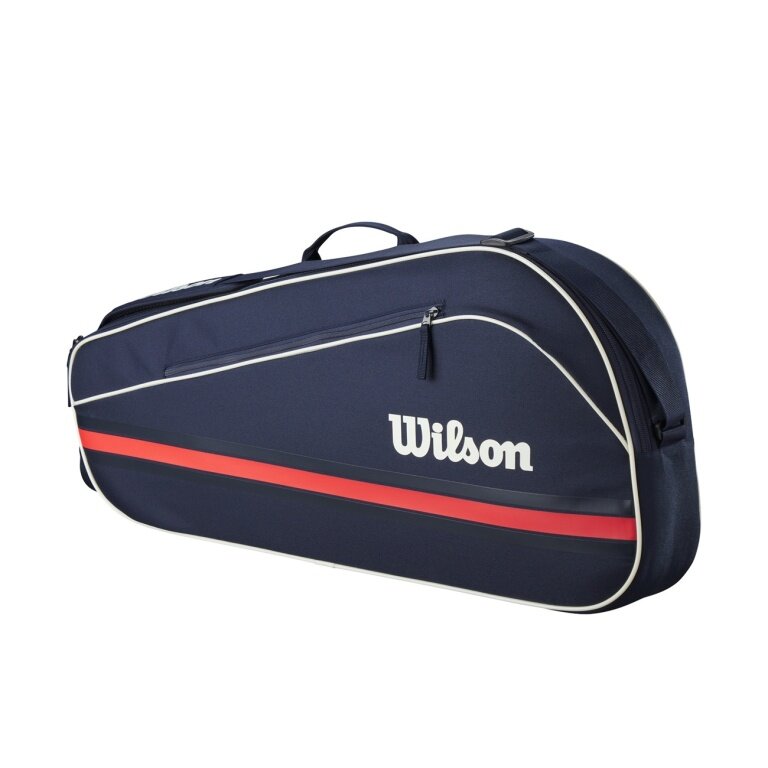 Torba na rakiety Wilson Racketbag Team Bag 2025 (torba na sprzęt, 1 główna komora) granatowa 3-osobowa