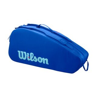 Torba na rakiety Wilson Racketbag Ultra V5 Tour (torba na rakiety, 2 główne komory) 2025 elektryczny niebieski 6 sztuk