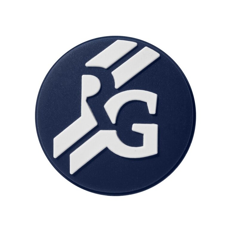 Wilson Tłumik drgań Roland Garros Logo granatowy/biały - 1 sztuka