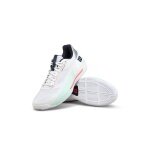 Buty tenisowe Wilson Rush Tour 5.0 na nawierzchnię ceglaną/błotnistą białe/mintowe/koralowe męskie