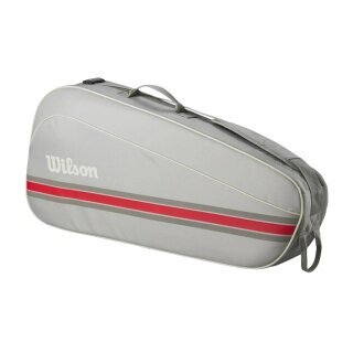 Torba na rakiety Wilson Tennis-Racketbag Team (torba na sprzęt, 1 główna komora) 2025 szara 3-osobowa