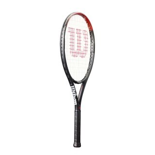 Wilson dziecięca rakieta tenisowa Pro Staff Precision 26in (11-14 lat) 2026 czarna/czerwona - naciągnięta -