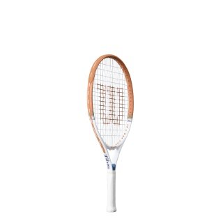 Wilson dziecięca rakieta tenisowa Roland Garros Elite 21in (4-7 lat) 2026 brązowa/biała - naciągnięta -