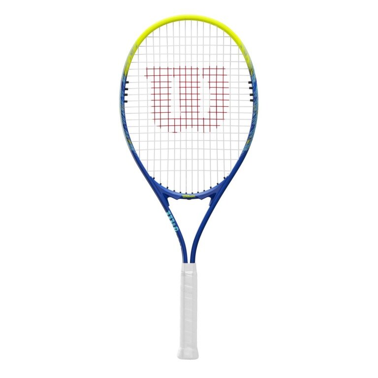 Wilson rakieta tenisowa Impact 112in/277g/Rekreacja 2026 niebiesko/żółta - naciągnięta -