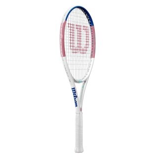 Wilson rakieta tenisowa Allure 105in/295g/rekreacyjna 2025 biała/różowa/niebieska - naciągnięta -