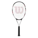 Wilson rakieta tenisowa Fusion XL 112in/274g/Rekreacyjna biała/czarna/czerwona - naciągnięta -