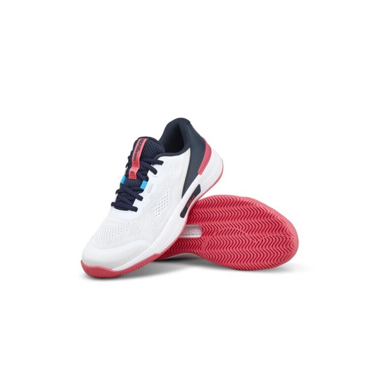Buty tenisowe Wilson Intrigue Pro Allcourt 2025 białe/granatowe damskie