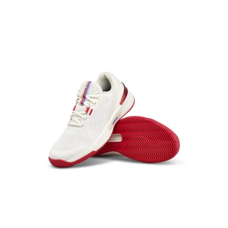 Buty tenisowe Wilson Intrigue Pro Allcourt US Open 2025 białe/czerwone damskie